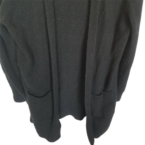 Madewell Womens S Black Open Front Long Cardigan S - Picture 4 of 9